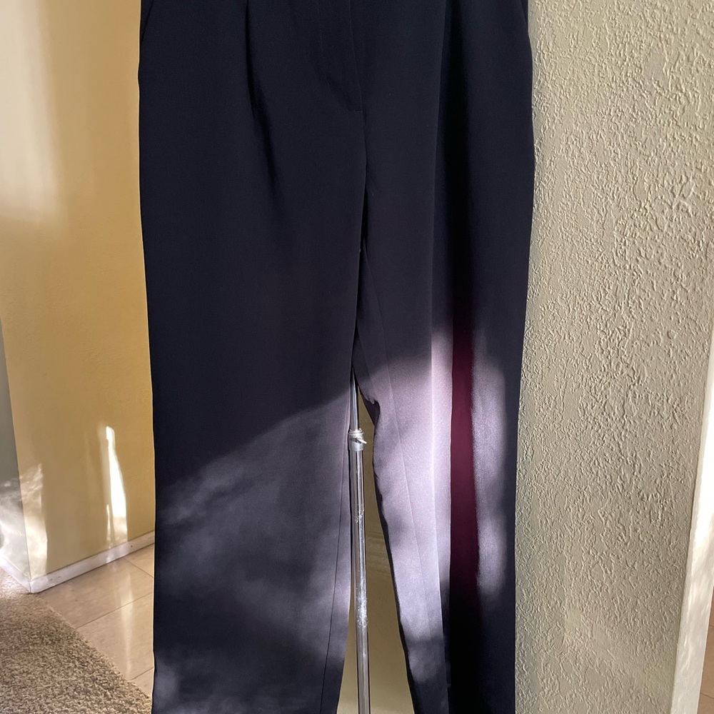 NWT Classic Wide Leg Black DKNY Dress Pants